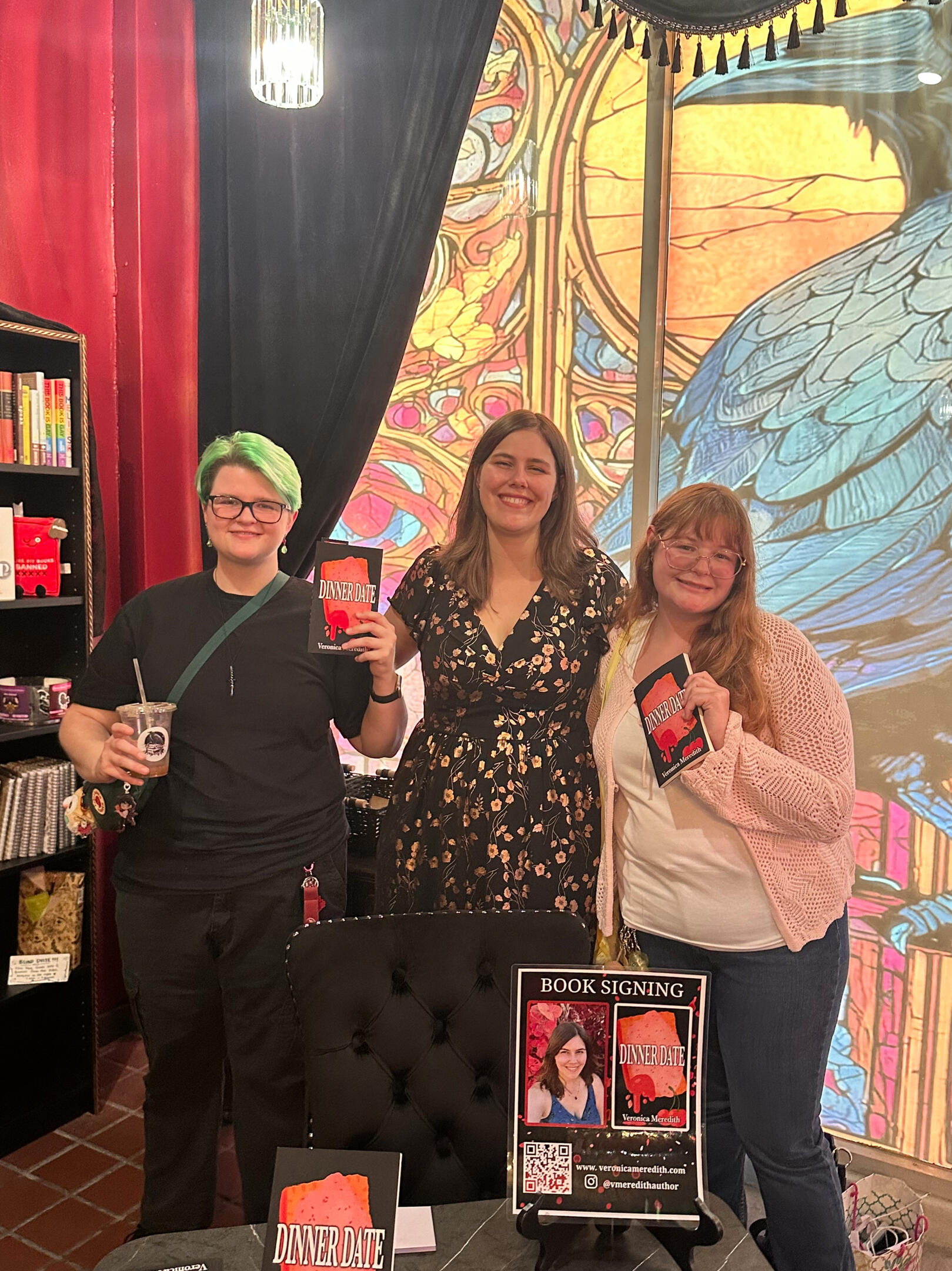 Dinner Date Veronica Meredith Waco Horror Author Book Signing Dinner Date Veronica Meredith Waco Horror Author Book Signing August 22nd 2-4 PM The Raven's Nook 719 Washington Ave Waco, TX 76701